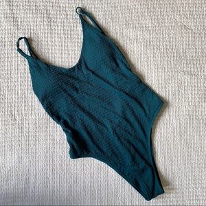 Aerie teal one piece